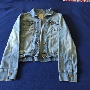 Faded jean jacket